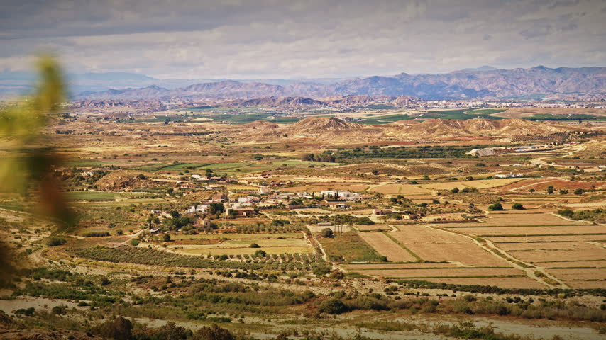 Landscape in Mojácar, Andalusia, Spain