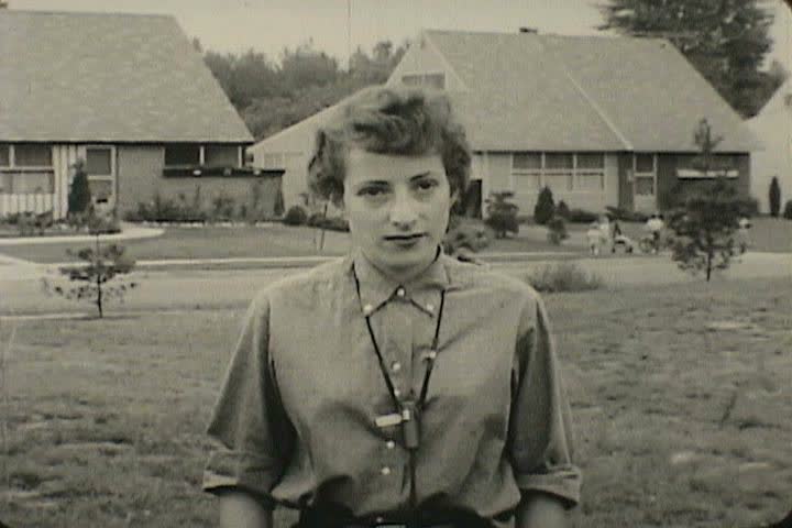 1950s - A local Levittown resident discusses her feelings about the fact that an African American family has moved into her town