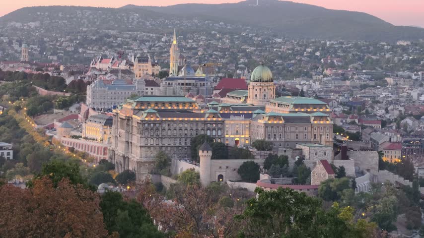 Buda Castle in Budapest, Hungary