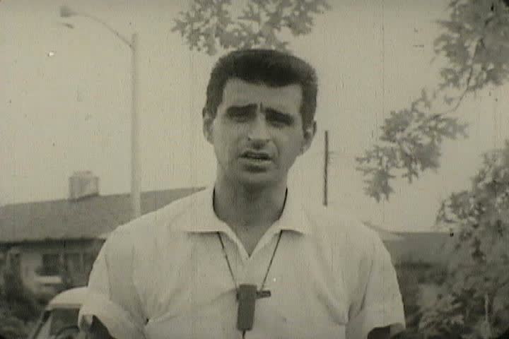 1950s - A local Levittown resident discusses his feelings about the fact that an African American family has moved into his town