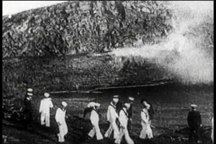 1940s - Naval sailors explore and fly planes in Hawaii