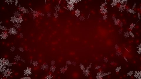 White Snow Blurred Abstract Frame Border Stock Footage Video (100% ...
