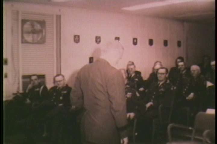1970s - An American general visits and inspects military institutions in South Korea during the 1960s