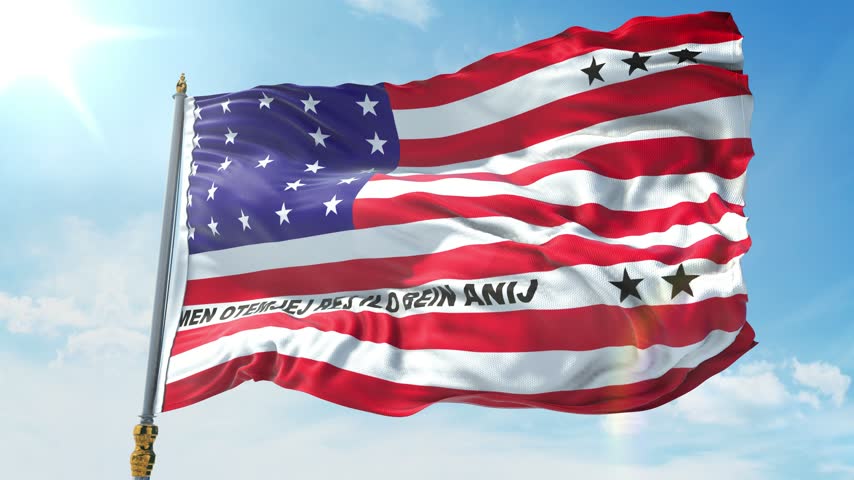 Bikini Atoll Flag 4K New 