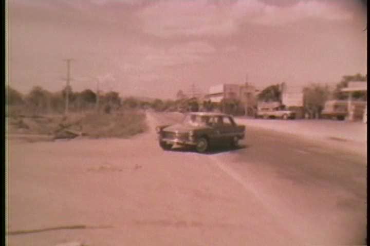 1970s - A Korean general inspects a Thai military base during the 1960s