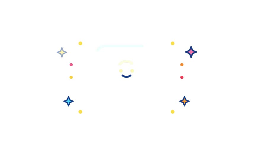 Cute blue battery-shaped robot featuring a smiling yellow star, colorful connectors, and playful decorative elements, representing energy, technology, innovation, robotics, and digital creativity.

