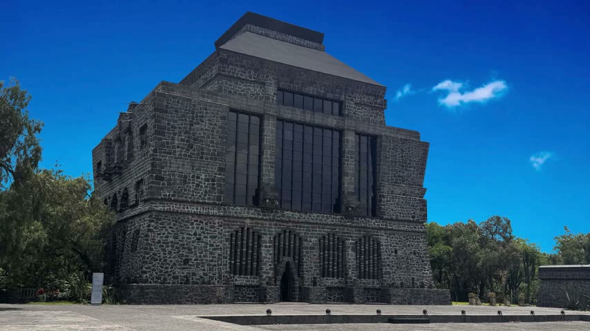 Museo Diego Rivera Anahuacalli. Museum created and conceived by Diego Rivera covering almost every indigenous civilization in Mexico