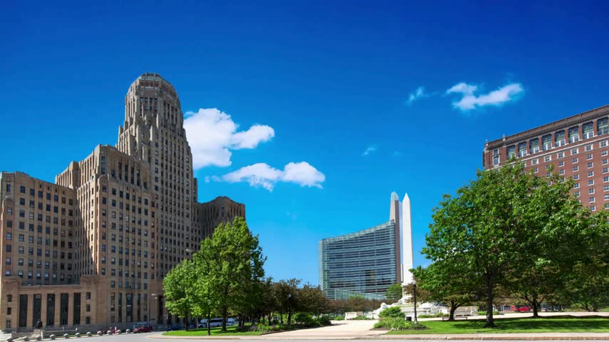 View of City Hall in Buffalo, New YorkBuffalo City Hall, the seat for municipal government in the City of Buffalo, New York. Located at 65 Niagara Square, the 32 story Art Deco building was completed in 1931 by Dietel, Wade Jones.COLUMBUS, UNITED STATES  Skyline of downtown Columbus in OhioManhattan Municipal Building at sunset - New York, USA