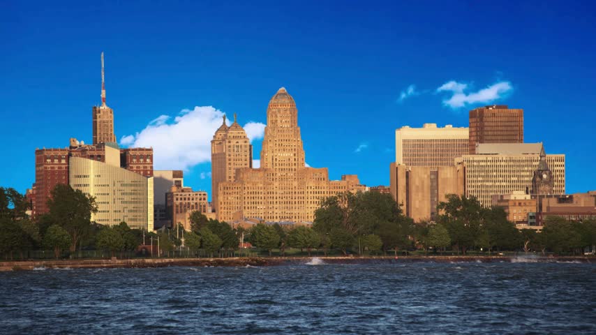 View of City Hall in Buffalo, New YorkBuffalo City Hall, the seat for municipal government in the City of Buffalo, New York. Located at 65 Niagara Square, the 32 story Art Deco building was completed in 1931 by Dietel, Wade Jones.COLUMBUS, UNITED STATES  Skyline of downtown Columbus in OhioManhattan Municipal Building at sunset - New York, USA