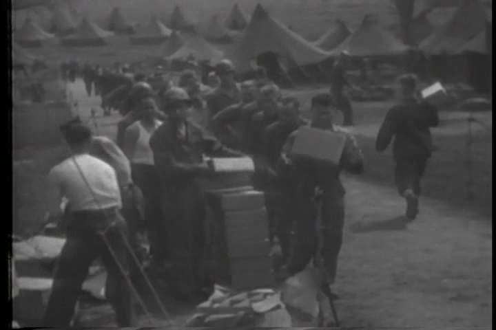 1940s - Allied forces prepare for the invasion of France during World War 2