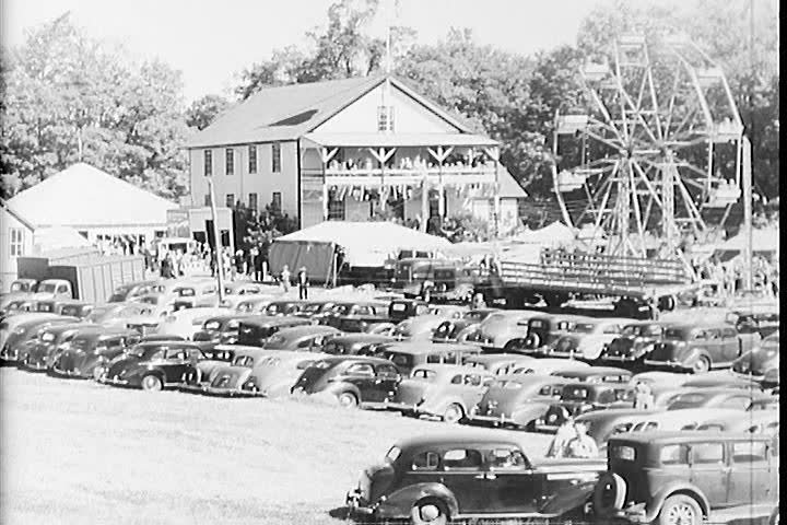 1940s - A fair takes place in a small town in the 1940s
