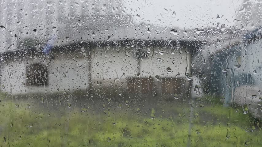 In the car on a rainy day... 