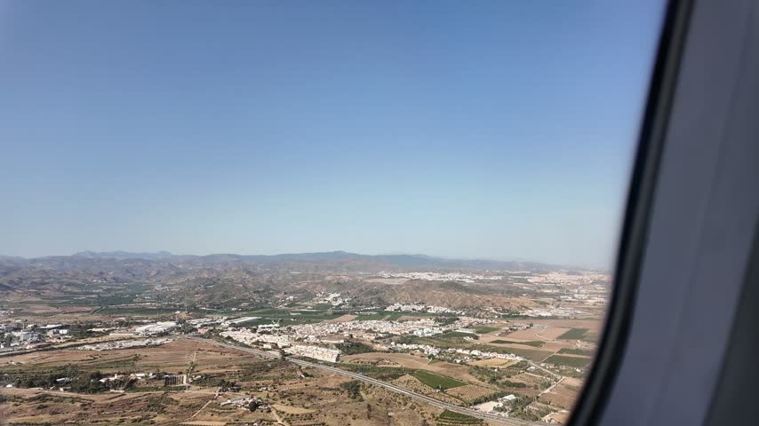 Landing in Andalucía spain Málaga AirPort