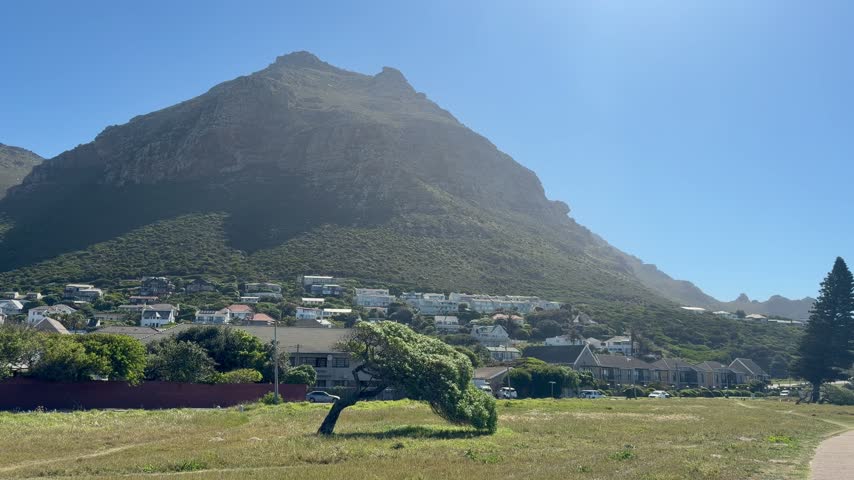 Mountain in Lakeside, Cape Town near False Bay.