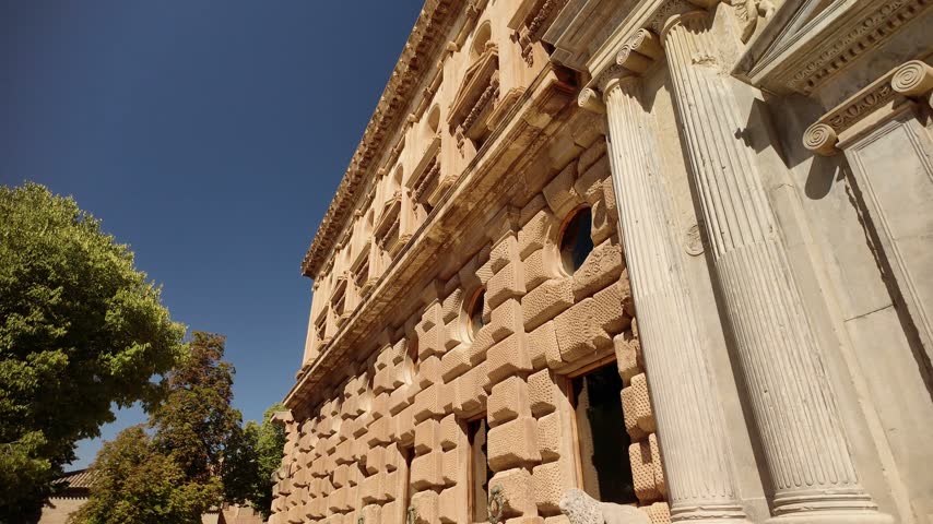 The Palace of Charles V is a Renaissance building in Granada, southern Spain, inside the Alhambra, a former Nasrid palace complex on top of the Sabika hill.