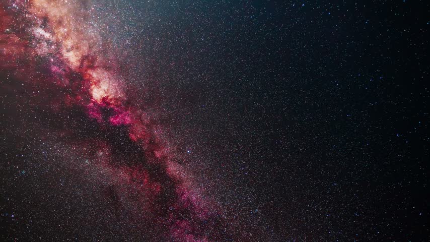 Night starry sky with Milky Way galaxy, Space, astronomical background.