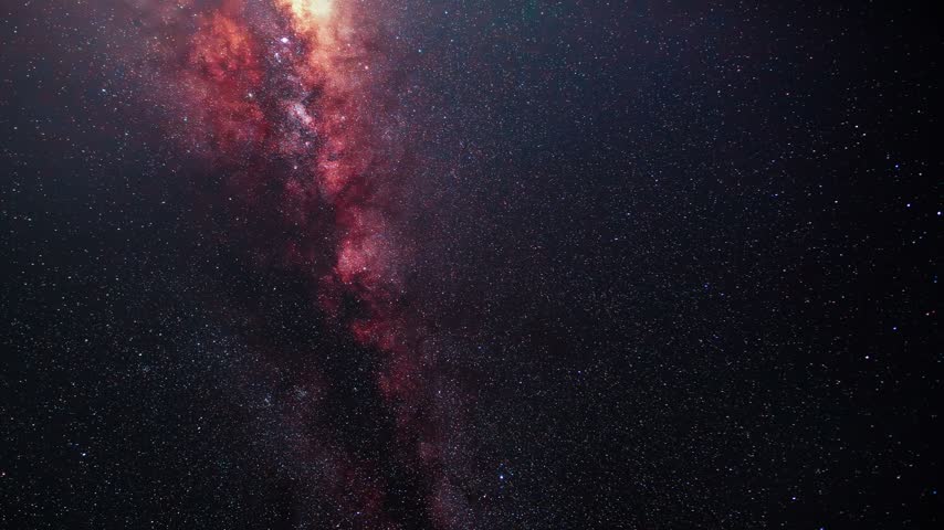Night starry sky with Milky Way galaxy, Space, astronomical background.