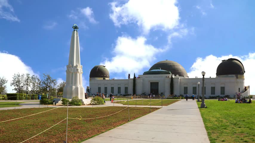Los Angeles, California, USA,  The Griffith Observatory is an observatory in Los Angeles, California on the south-facing slope of Los Angeles, California, USA, USA : The  in, Angeles, Griffith, Observatory, south-facing, slope, Mount, Hollywood, Park, iconic, public, landmark, architecture, Art, Deco, dome, planetarium, telescope, science, astronomy, exhibits, skyline, view, panorama, city, urban, landscape, tourism, travel, destination, scenic, spot, hilltop, sunset, twilight, dusk, Southern, attraction, photo, Samuel, culture, horizon, basin, monument
