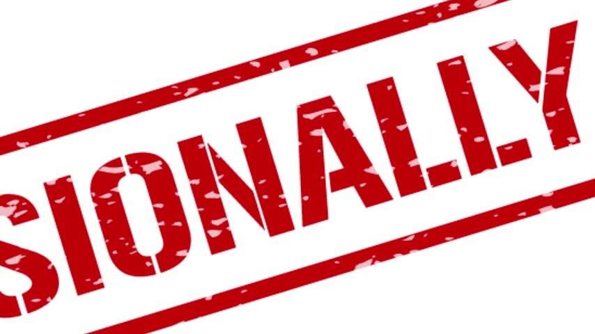 Red distressed stamp with the words Professionally Tested in capital letters on a white background