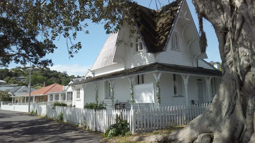 Historic Customhouse Building in Russell, Bay of Islands, New Zealand