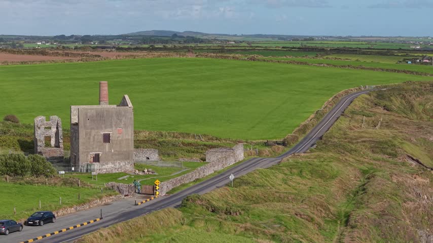 Historic Copper Mine ruins at Tankardstown Copper Coast Waterford memories of the regions mining heritage in days gone by