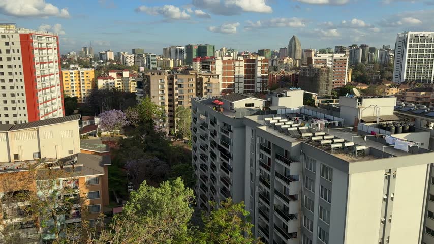 Nairobi Skyline With Residential and Office Towers in Kenya