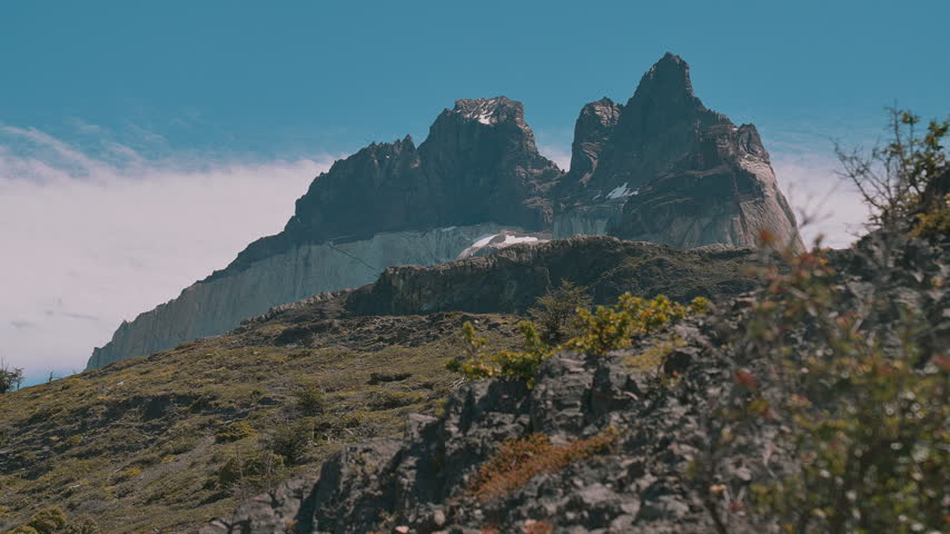 Majestic Mountain Peaks of Torres del Paine National Park, Patagonia, Chile