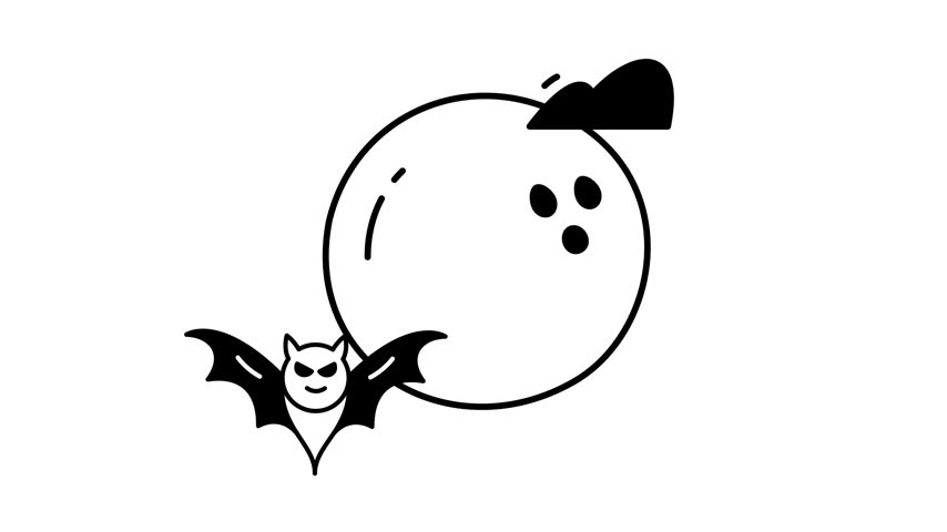 Bat  Video  Animation Mp4 File