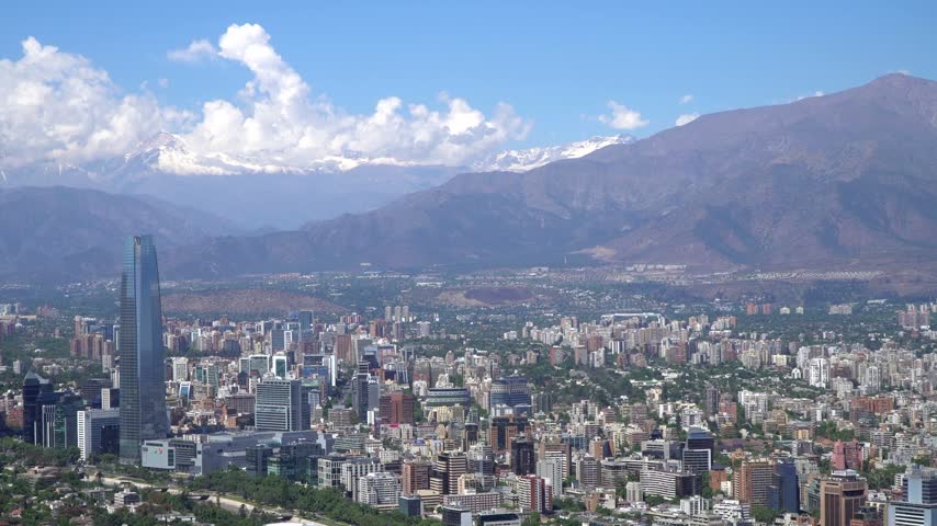 Santiago de Chile Panoramic View