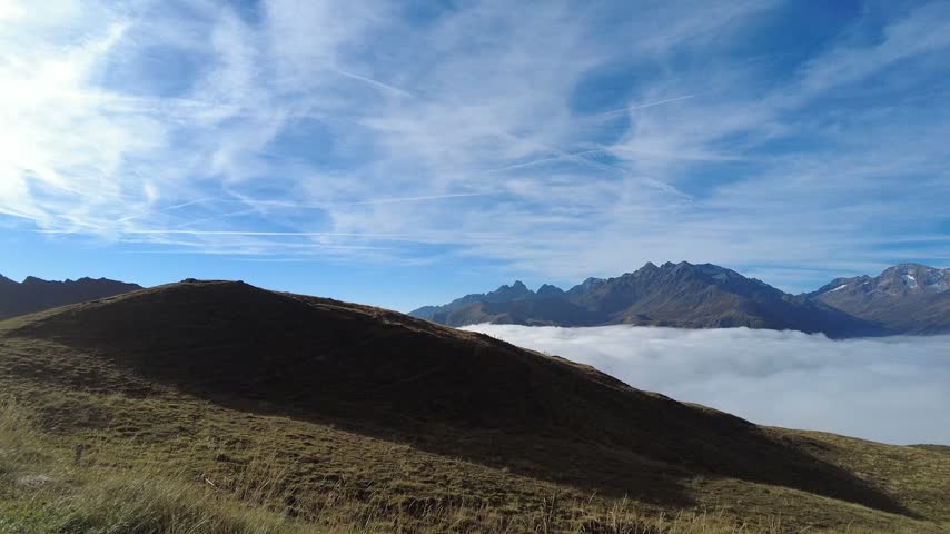 Mountain, Lake, Sunshine, Sky, Scenery