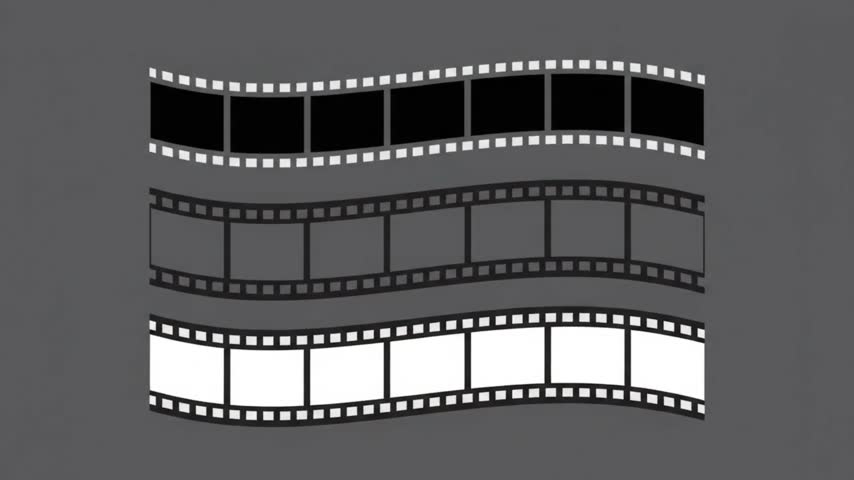film strip vector of illustration