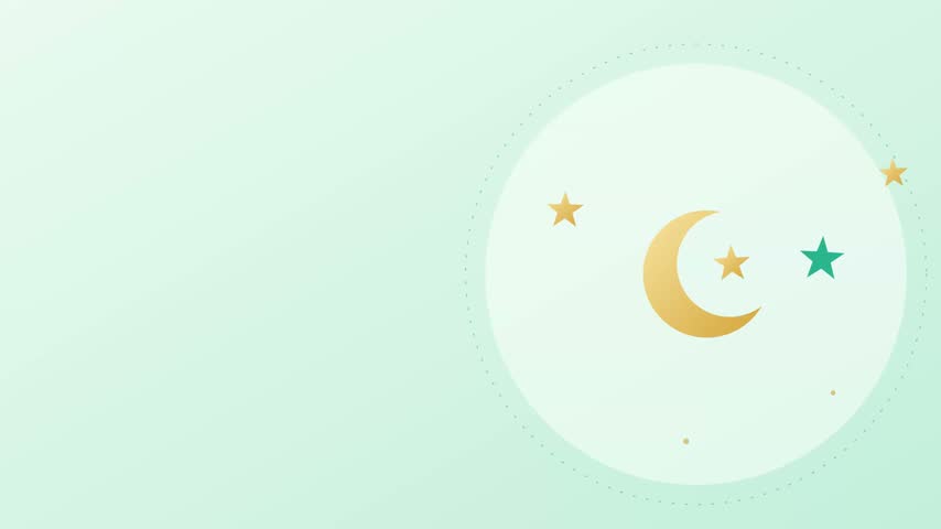 A charming and simple vector illustration featuring a crescent moon and little stars in soft colors, perfect for baby nursery art and night time themes.