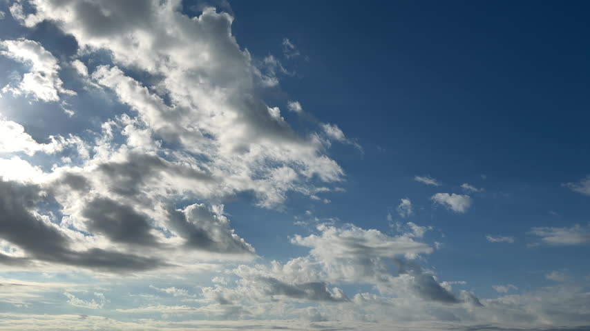 Dramatic Clouds Against a Blue Sky