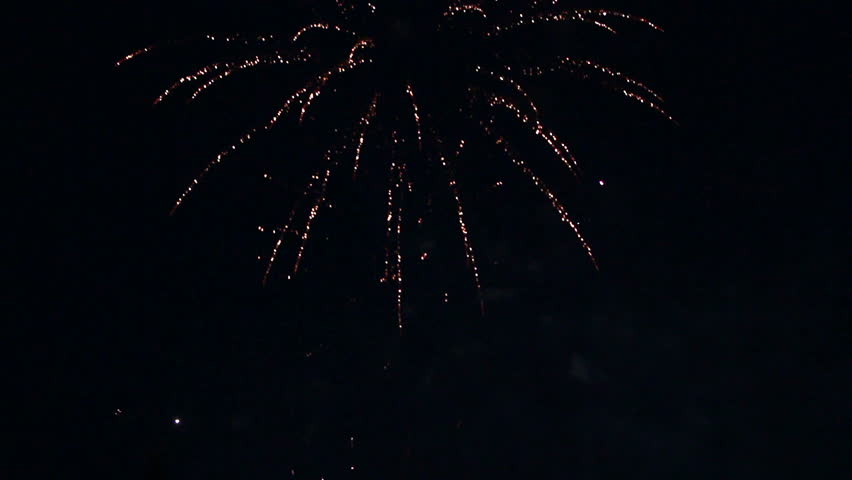 celebration fireworks - timelapse
