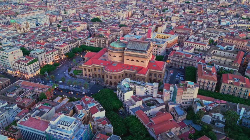 Teatro Massimo in Palermo is Italy