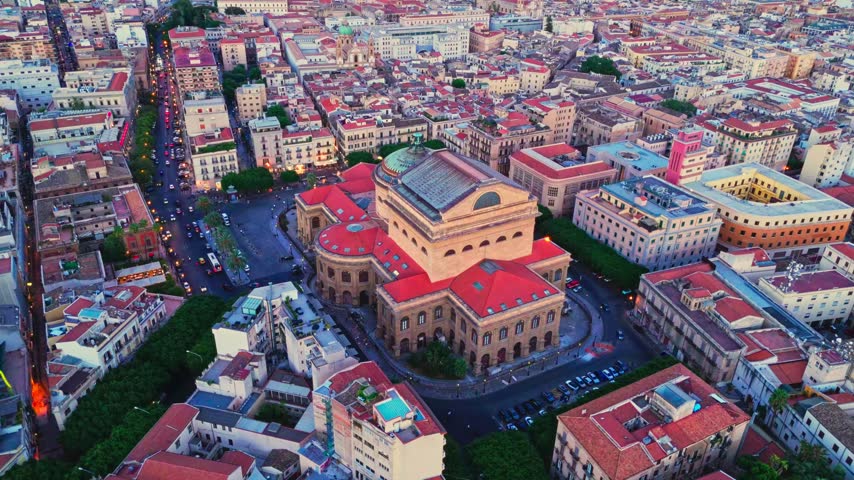Teatro Massimo in Palermo is Italy