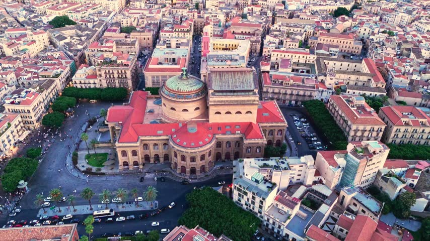 Teatro Massimo in Palermo is Italy