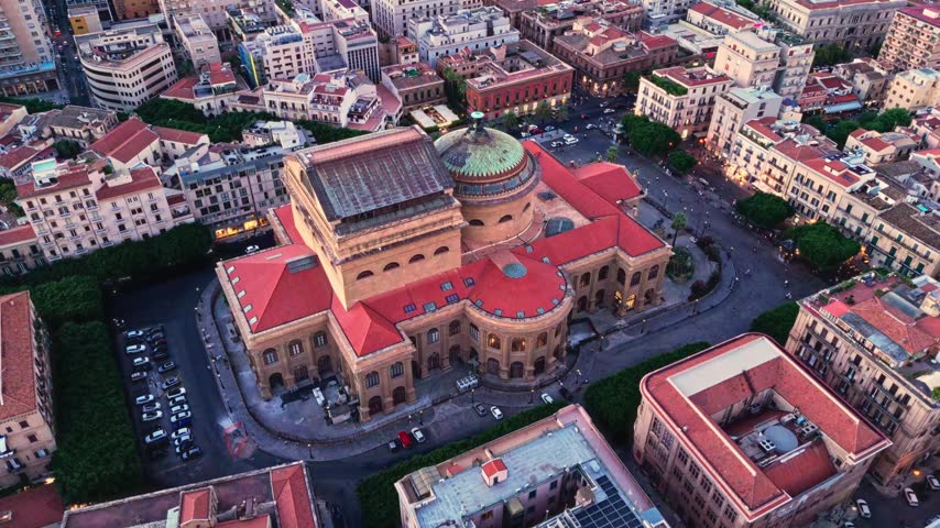 Teatro Massimo in Palermo is Italy