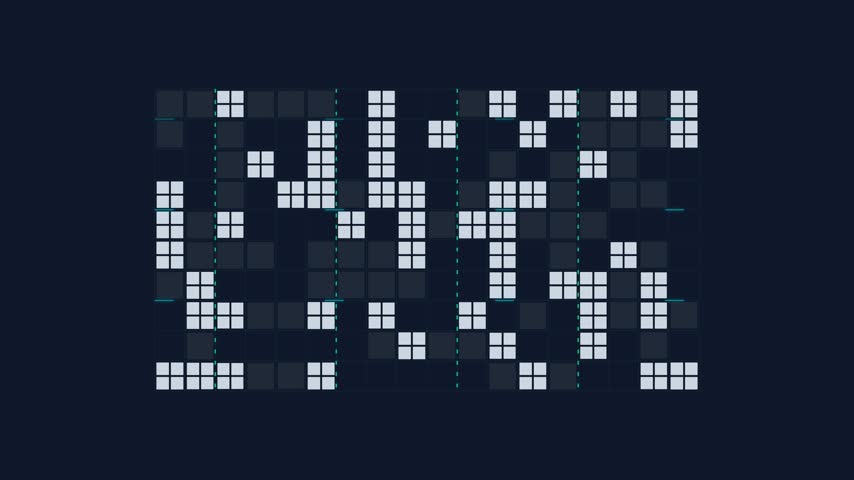A minimalist orthographic city grid featuring dark slate commercial blocks and silver residential sectors connected by emerald green transit paths and pulsing electric cyan street lighting.