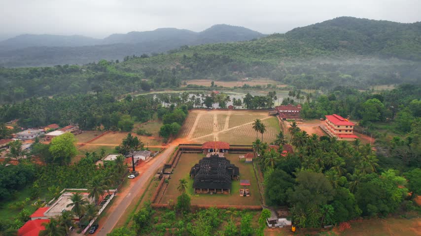 Varanga, Udupi, Karnataka, India - 2 December 2023
Varanga Temple, Kere Basadi, Jain Basadi, Shree Neminaatha Swami Basadi
