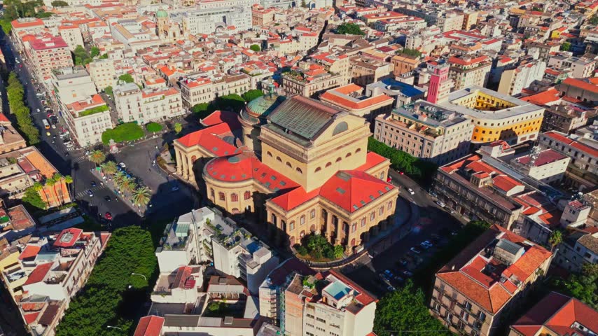 Teatro Massimo in Palermo is Italy