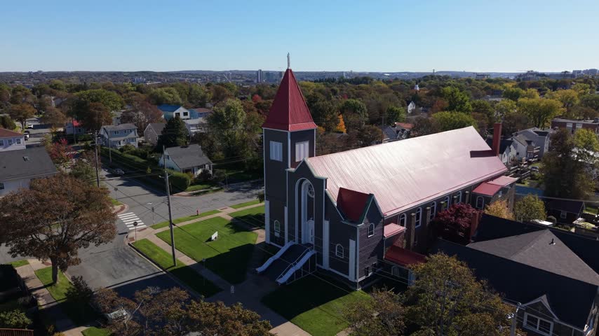 Aerial view of St. Stephen