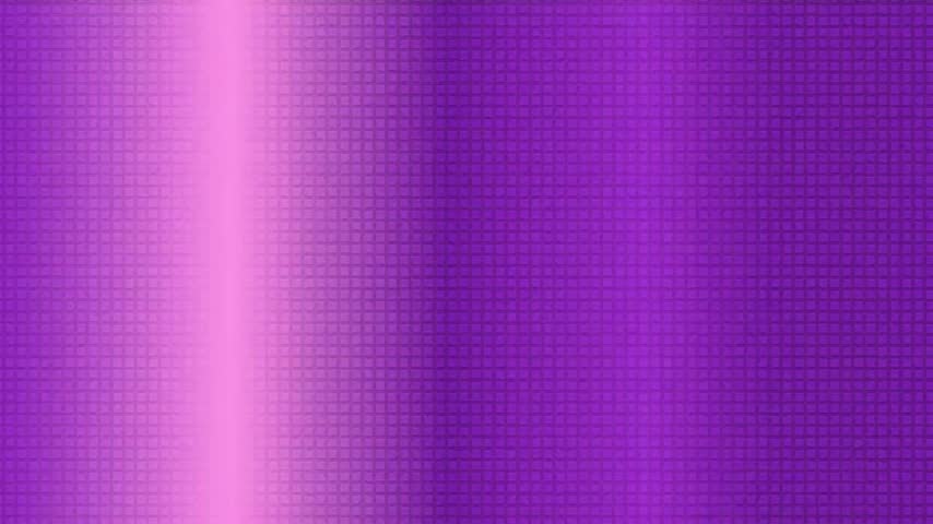 Vibrant purple metallic background featuring a moving vertical light beam illuminating a geometric grid pattern with shimmering glowing reflections and smooth surface textures across the entire digital display layout