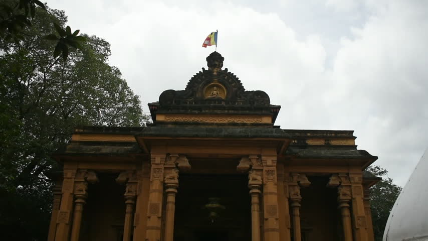 Mansion of Lord Buddha at Kelaniya Raja Maha Viharaya, Kelaniya, Sri Lanka.