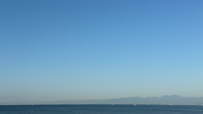 Clear Sky Above the Horizon