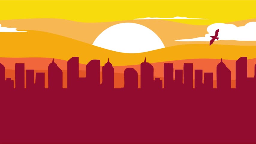 beautiful city views and silhouettes in san antonio texas