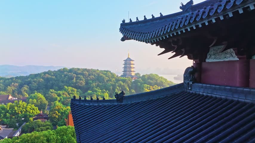 Hangzhou, China – 4K Aerial Collection: Soar above one of China’s most poetic cities, where ancient pagodas rise from misty lakes and futuristic skylines glow along the Qiantang River. This 42-clip collection captures West Lake’s UNESCO landscapes, Leifeng Pagoda at sunrise, the glass towers of Qianjiang New Town, tranquil Xixi Wetland, and emerald Longjing tea terraces. Every shot is stabilized 4K drone footage, graded for cinematic clarity—ready for travel films, documentaries, city branding, and broadcast use. A rare aerial portrait of Hangzhou’s past and future in one frame.