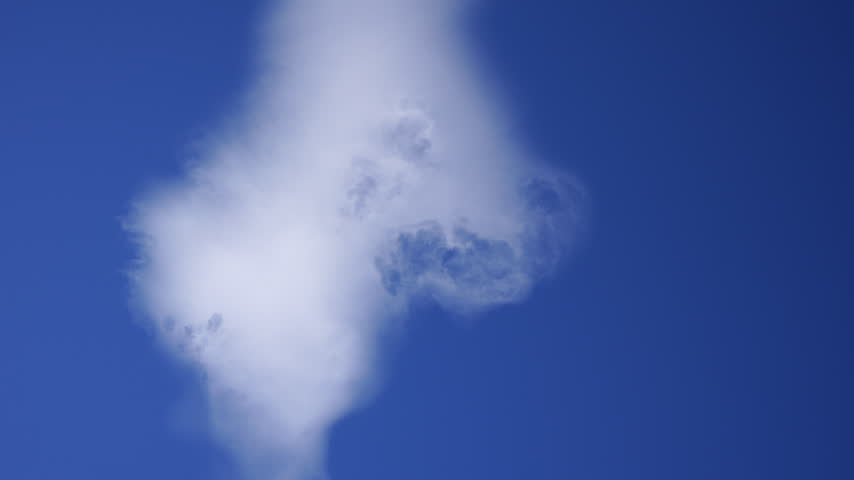 Spectacular clouds in the sky above the European Alps, Switzerland, time-lapse