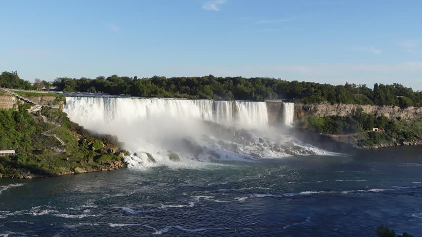 American Falls and Bridal Veil Falls at Niagara Falls, Toronto, Canada