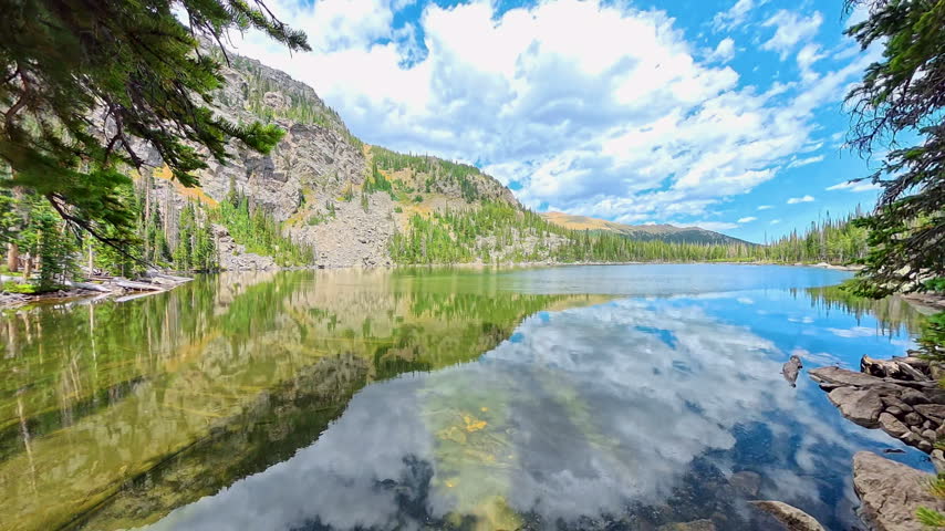 Calm Waters Watching Ypsilon Lake in Rocky Mountain National Park